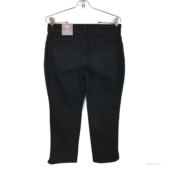 NWT CHICO’S 5 Pocket Crop Black Jeans Sz 0 $89! - Picture 5 of 8